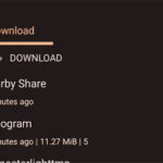 Nearby Share Download folder