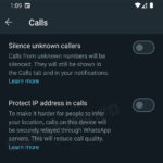WhatsApp Protect IP address in calls
