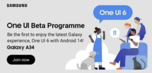 Galaxy A34 One UI 6 Beta