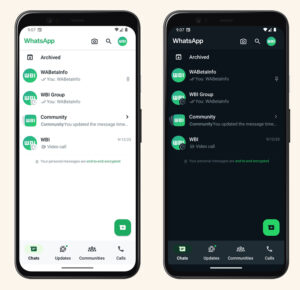 WhatsApp 新操作界面