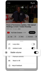 YouTube Stable Volume