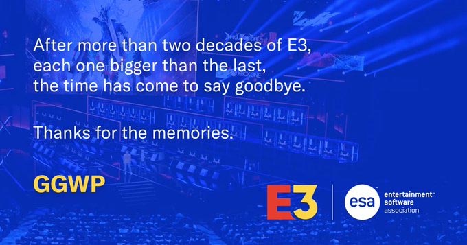 E3 永久停办