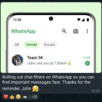 WhatsApp Filter