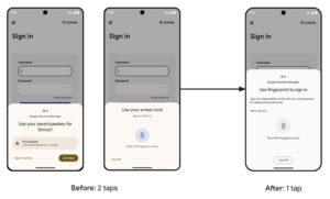 Android 15 Passkeys Single Step