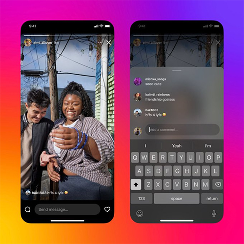 Instagram Stories Comment