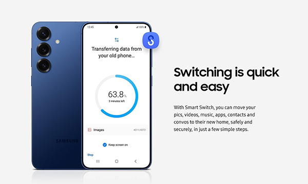 Galaxy S25 Smart Switch