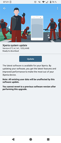 Sony Xperia 5 V Android 15