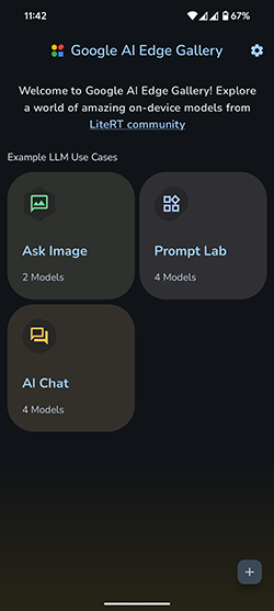 Google AI Edge Gallery