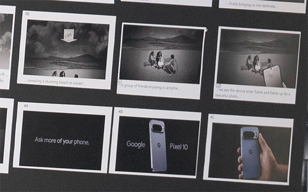 Pixel 10 廣告拍攝