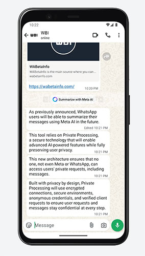WhatsApp AI 摘要