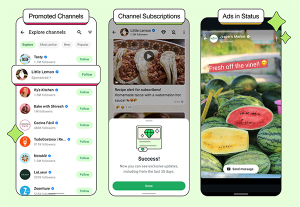 WhatsApp 推出廣告