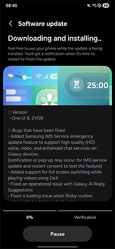 One UI 8 Beta 4