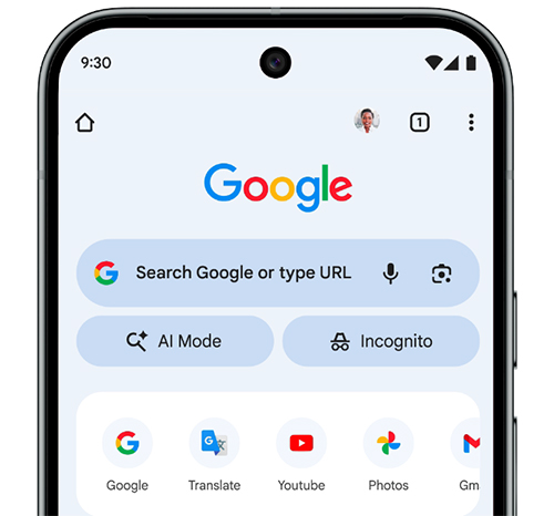 Chrome 瀏覽器 AI 模式
