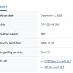Android 16 QPR3 Beta 1