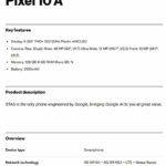 Pixel 10a 規格