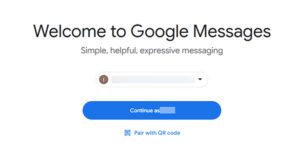 Google Messages QR Code 登入