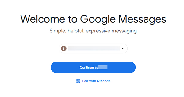 Google Messages QR Code 登入