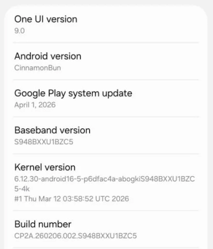 One UI 9.0