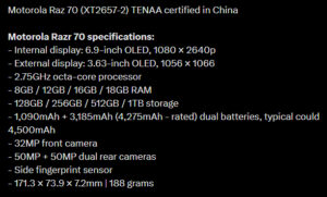 XT2657-2 Specification