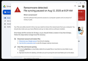 Google Drive Ransomware Detect