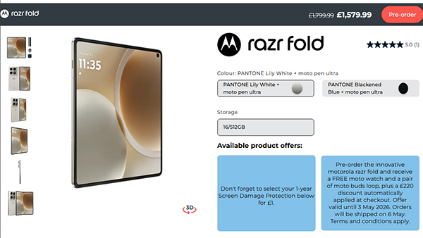Moto Razr Fold