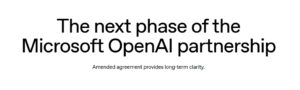 Open AI Microsoft