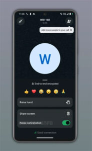 WhatsApp Noise Cancellation