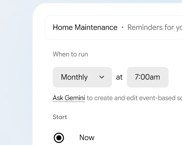 Gemini Spark Schedule