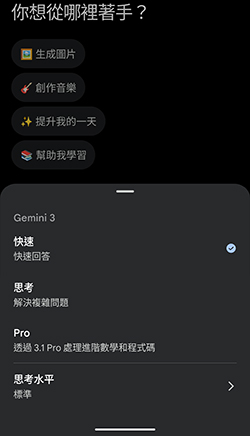 Gemini Thinking Level