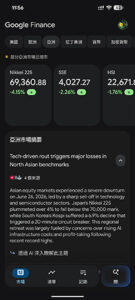 Google Finance App