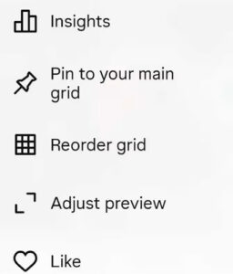 Instagram Reorder Grid