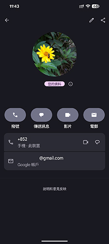 Google Contacts Personal Info
